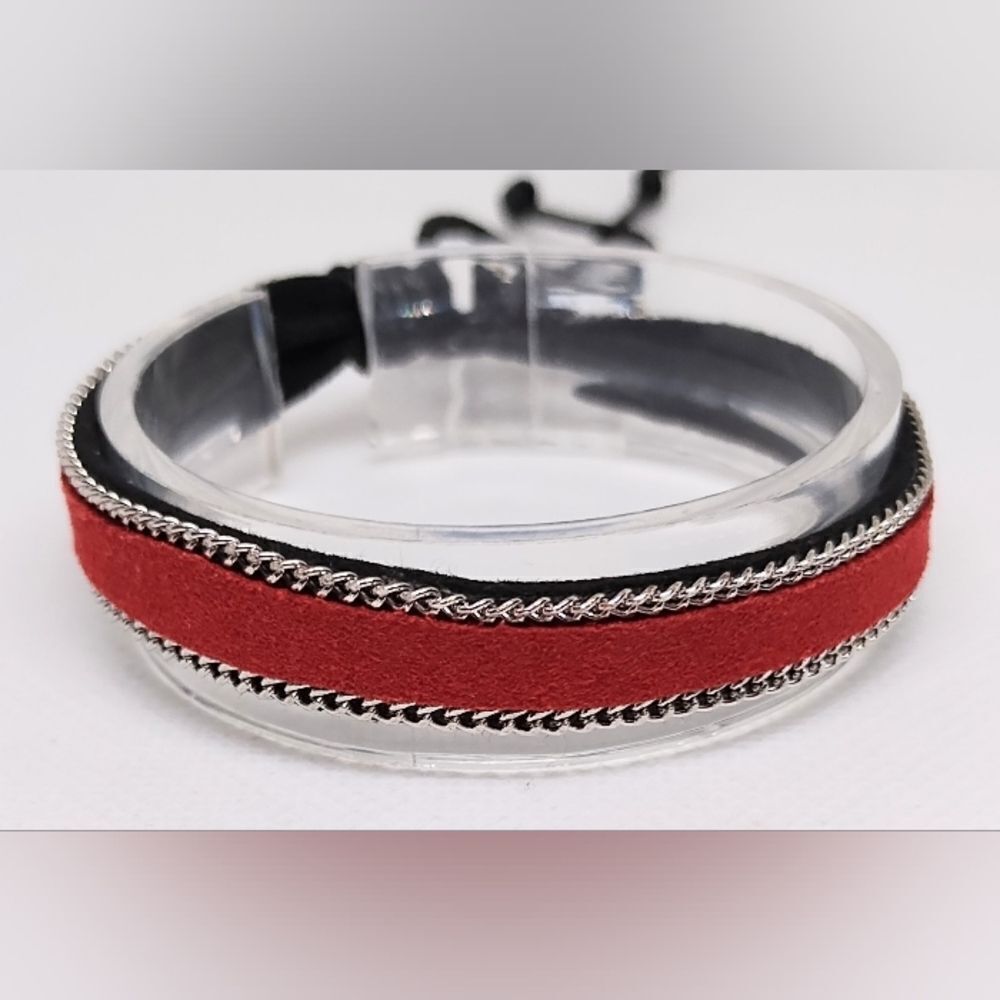 ‎Men's bracelet Red e53